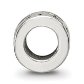 Sterling Silver 925 Antiqued Bali Bead with Solid Cast Design